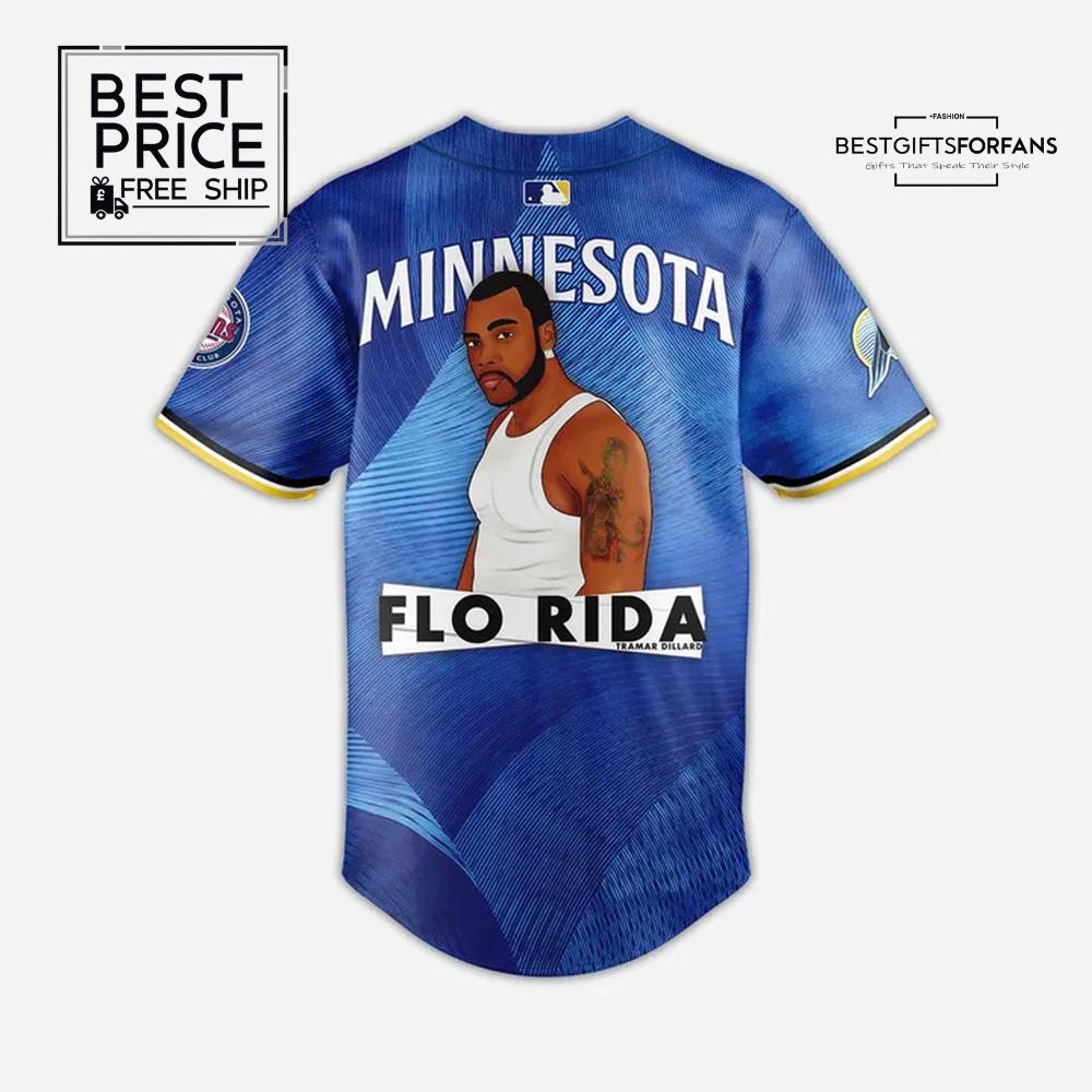 Twins 2025 Flo Rida Postgame Concert Limited Edition Baseball Jersey Twins 2025 Flo Rida Postgame Concert Limited Edition Baseball Jersey