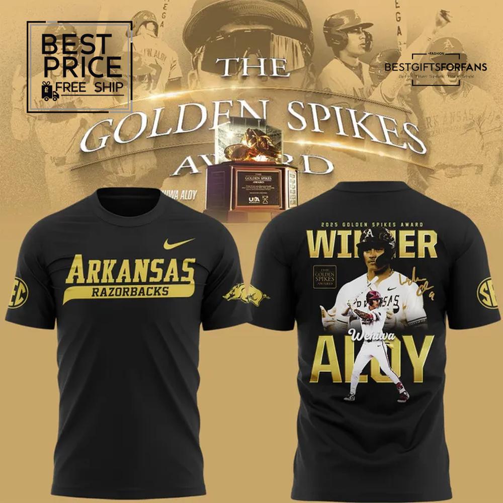 Wehiwa Kapahulehua Aloy 2025 Golden Spikes Award Winner Limited Edition T-Shirt Wehiwa Kapahulehua Aloy 2025 Golden Spikes Award Winner Limited Edition T-Shirt