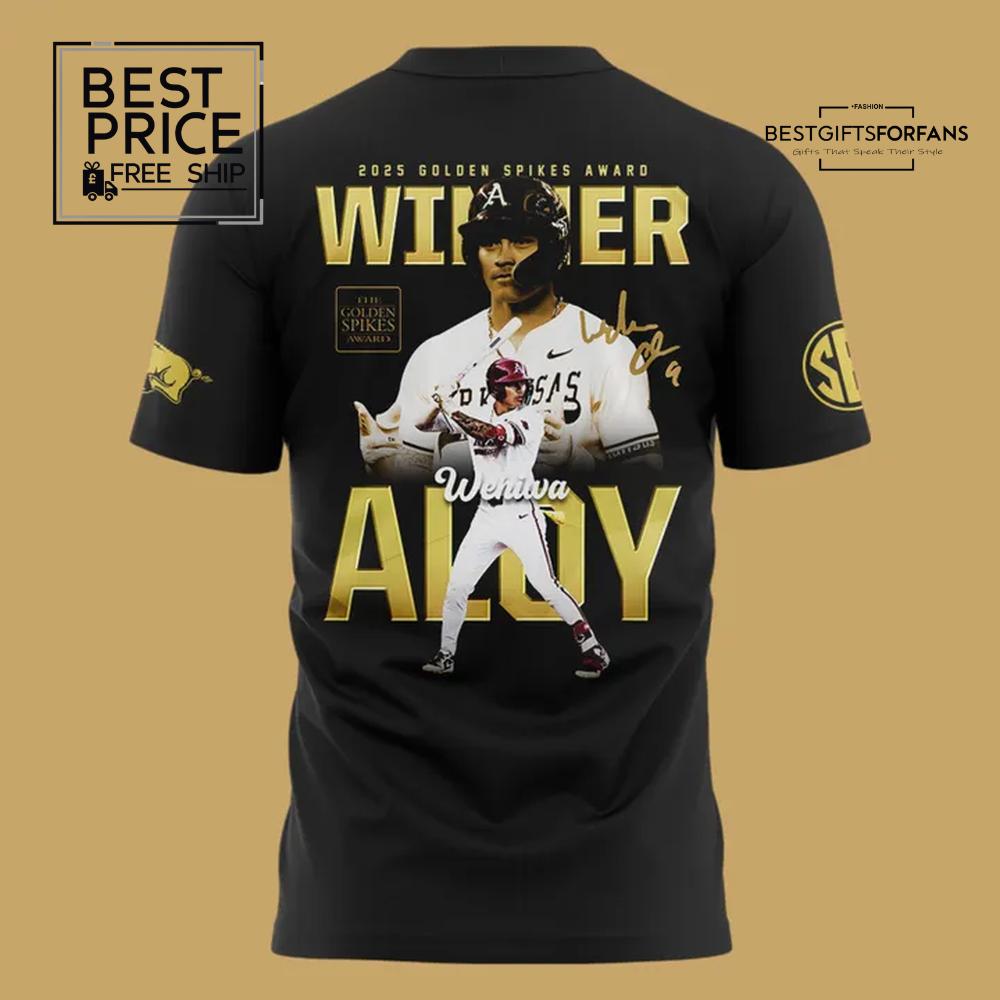 Wehiwa Kapahulehua Aloy 2025 Golden Spikes Award Winner Limited Edition T-Shirt Wehiwa Kapahulehua Aloy 2025 Golden Spikes Award Winner Limited Edition T-Shirt