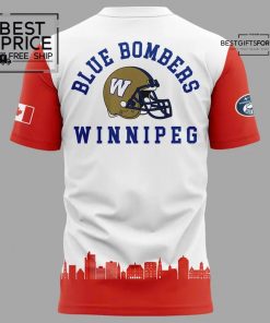 Winnipeg Blue Bombers 2025 Canada Day T shirt 3