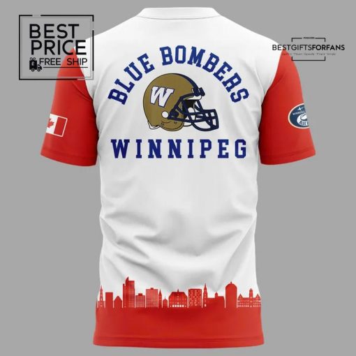 Winnipeg Blue Bombers 2025 Canada Day Special Edition T-Shirt