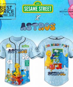 Astros x Sesame Back to School Limited Edition Baseball Jersey