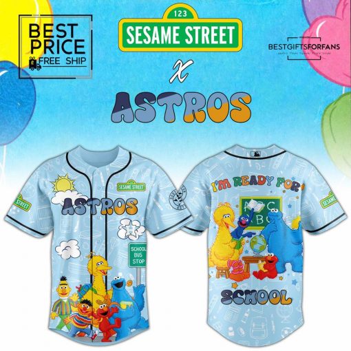 Astros x Sesame Back to School Limited Edition Baseball Jersey