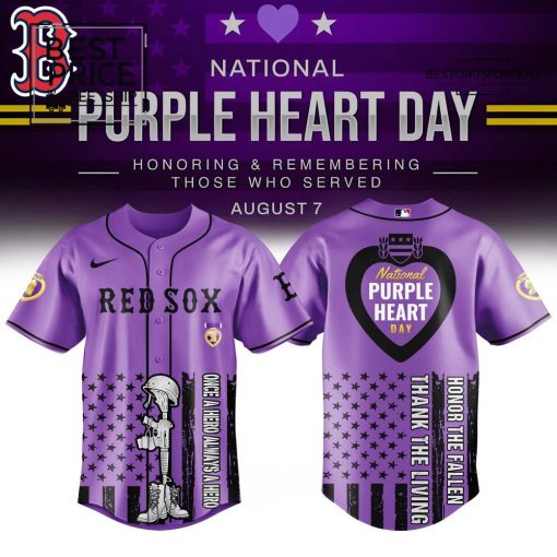 BOS x Purple Heart Day Limited Edition Baseball Jersey