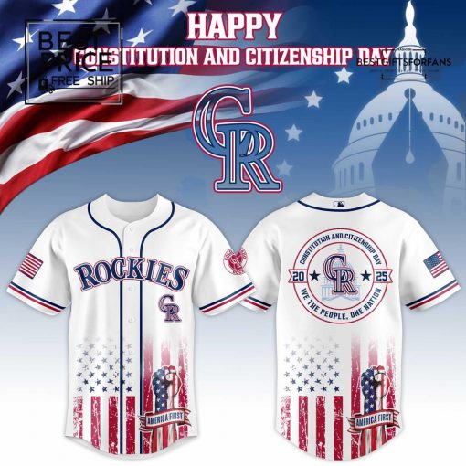  COL Special Happy Constitution and Citizenship Day Limited Edition Baseball Jersey