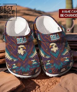 Bald Eagle Crocs with Native-Inspired Aztec Pattern Special Edition Crocs