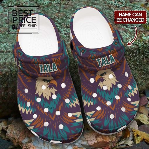 Bald Eagle Crocs with Native-Inspired Aztec Pattern Special Edition Crocs
