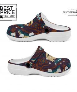 Custom Name Bald Eagle Crocs Native Inspired Aztec Pattern 4