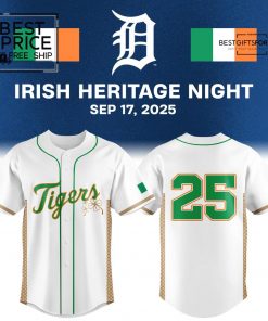 DET Irish Heritage Limited Edition Baseball Jersey