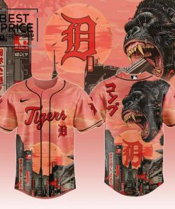 DET Special Japanese Heritage Kong Limited Edition Baseball Jersey