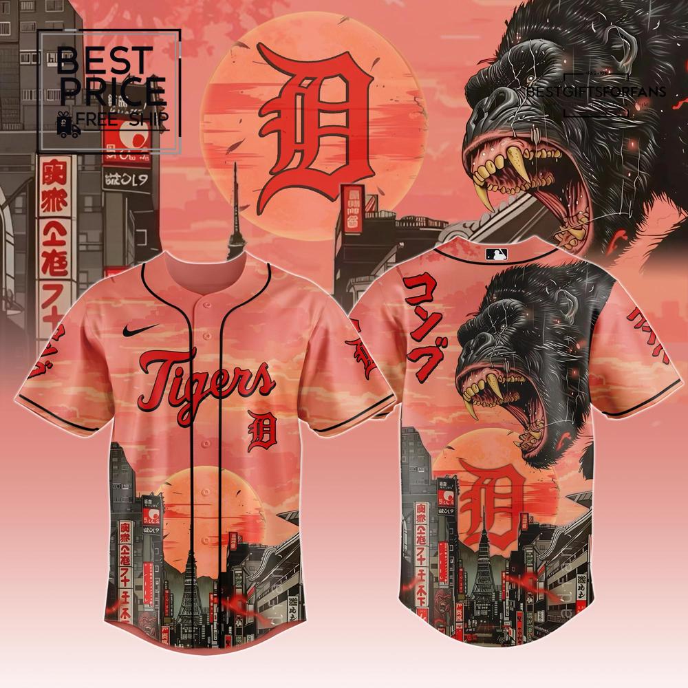 DET Special Japanese Heritage Kong Limited Edition Baseball Jersey DET Special Japanese Heritage Kong Limited Edition Baseball Jersey
