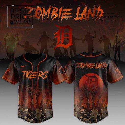 DET Special ZombieLand Limited Edition Baseball Jersey