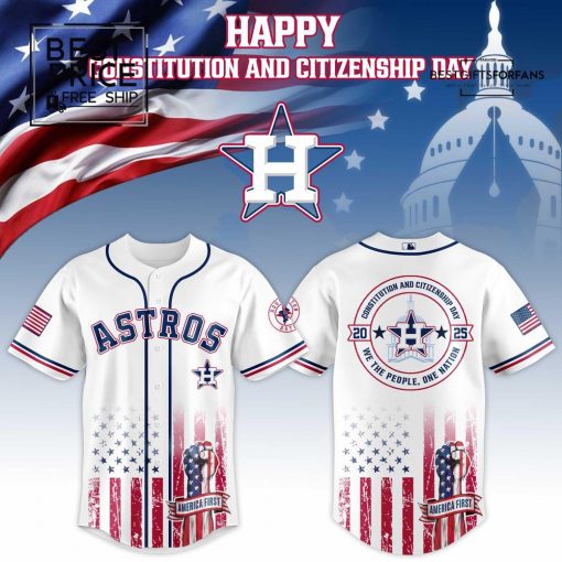 HOU Special Happy Constitution and Citizenship Day Limited Edition Baseball Jersey