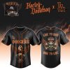 Harley x TEX Live to Ride Ride to Live Limited Edition Baseball Jersey