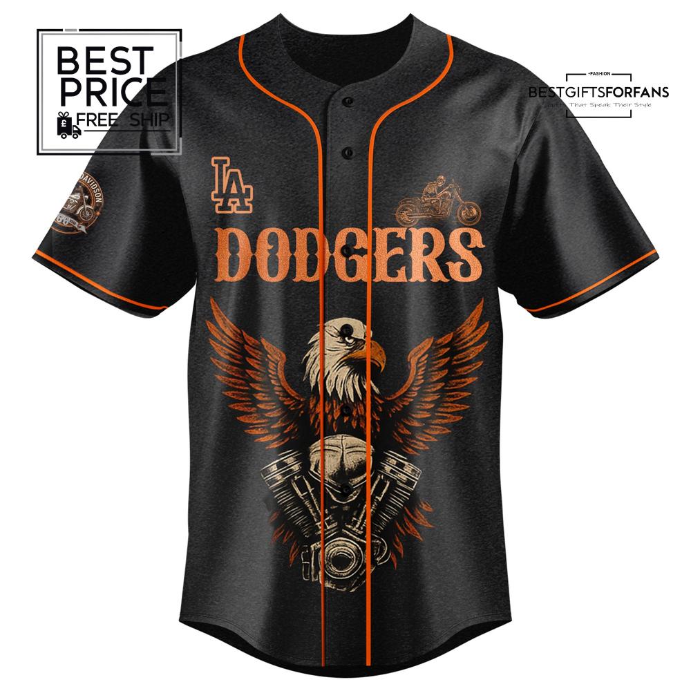 Harley x LAD Live to Ride Ride to Live Limited Edition Baseball Jersey Harley x LAD Live to Ride Ride to Live Limited Edition Baseball Jersey