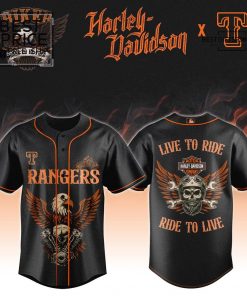 Harley x TEX Live to Ride Ride to Live Limited Edition Baseball Jersey