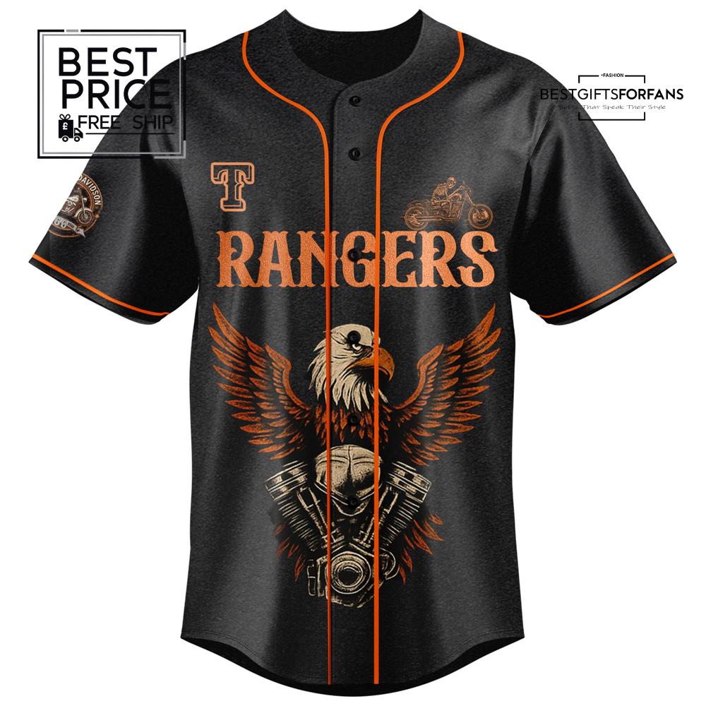 Harley x TEX Live to Ride Ride to Live Limited Edition Baseball Jersey Harley x TEX Live to Ride Ride to Live Limited Edition Baseball Jersey