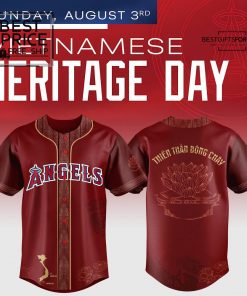 LAA x Vietnamese Heritage Night Limited Edition Baseball Jersey