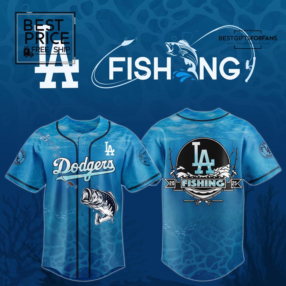 LAD Hook Line Jersey Fishing Spirit Limited Edition Baseball Jersey LAD Hook Line Jersey Fishing Spirit Limited Edition Baseball Jersey