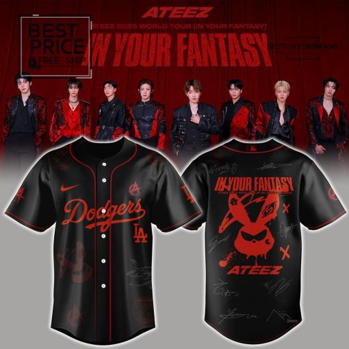 LAG MLB x ATEEZ 2025 WORLD TOUR Limited Edition Baseball Jersey