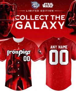 Lehigh Valley IronPigs x Star Wars 2025 Darth Vader Limited Edition Baseball Jersey