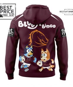 Limited Edition Brisbane Broncos x Bluey and Bingo Hoodie V2 3