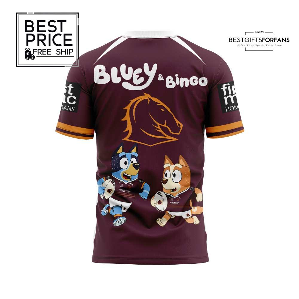 Brisbane Broncos x Bluey and Bingo Limited Edition T-Shirt Brisbane Broncos x Bluey and Bingo Limited Edition T-Shirt