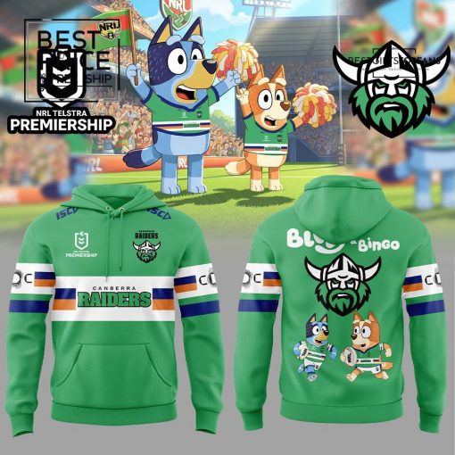 Canberra Raiders Bluey and Bingo Special Edition Hoodie
