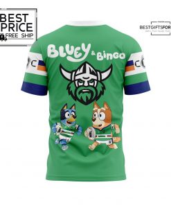 Canberra Raiders Bluey and Bingo Special Edition T-Shirt