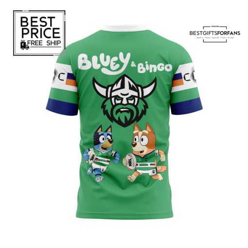 Canberra Raiders Bluey and Bingo Special Edition T-Shirt