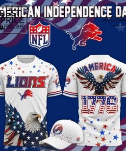 Detroit Lions Independence Day 2025 Limited Edition T-Shirt