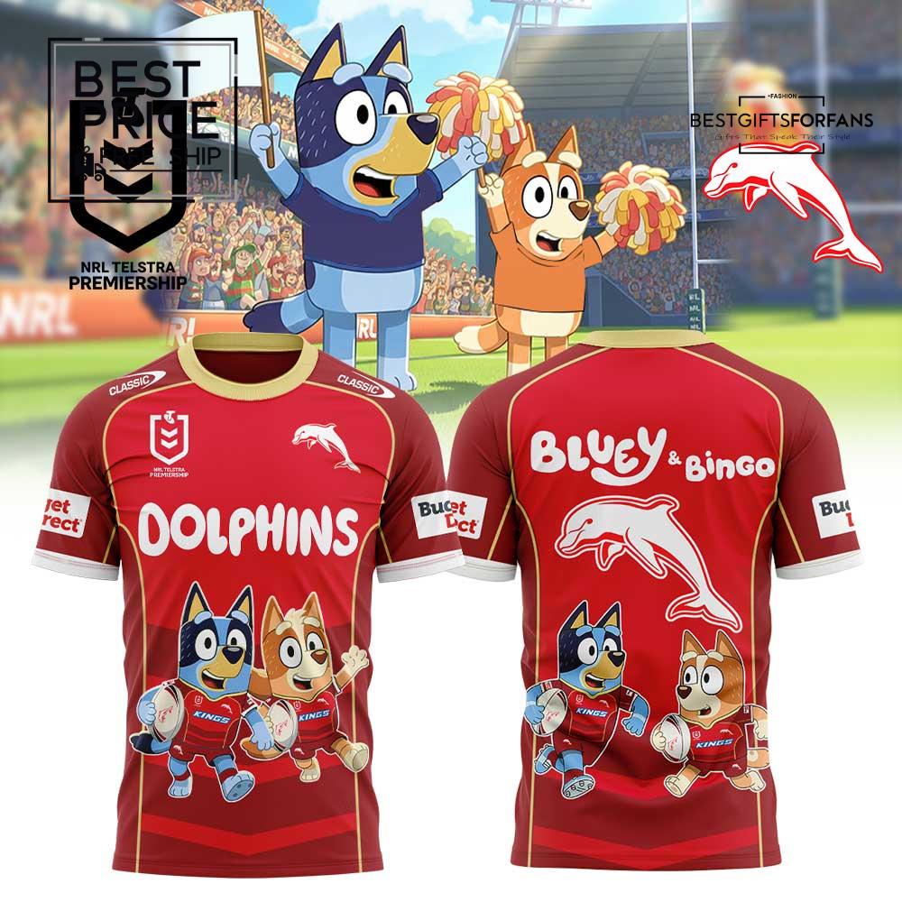 Dolphins x Bluey and Bingo Limited Edition T-Shirt Dolphins x Bluey and Bingo Limited Edition T-Shirt
