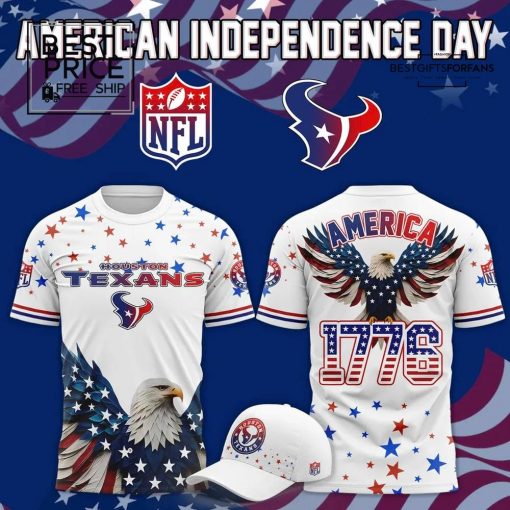 Houston Texans Independence Day 2025 Limited Edition T-Shirt