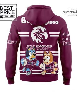 Limited Edition Manly Sea Eagles Bluey and Bingo Hoodie 3