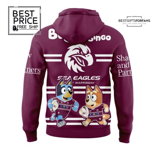 Manly Sea Eagles Bluey and Bingo Special Edition Hoodie