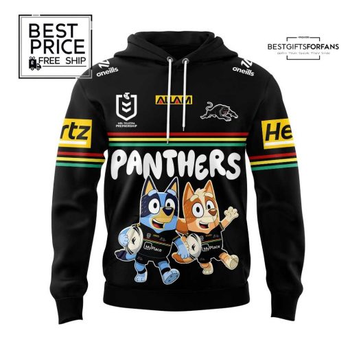 Penrith Panthers Bluey and Bingo Special Edition Hoodie