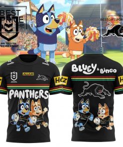 Penrith Panthers Bluey and Bingo Limited Edition T-Shirt