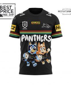 Penrith Panthers Bluey and Bingo Limited Edition T-Shirt