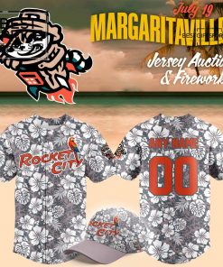 Rocket City Trash Pandas Margaritaville Night 2025 Limited Edition Baseball Jersey