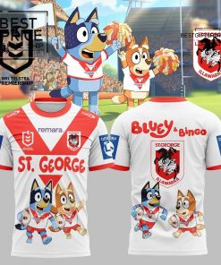St. George Illawarra Dragons x Bluey and Bingo Limited Edition T-Shirt