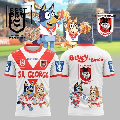St. George Illawarra Dragons x Bluey and Bingo Limited Edition T-Shirt