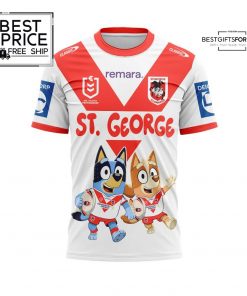 St. George Illawarra Dragons x Bluey and Bingo Limited Edition T-Shirt
