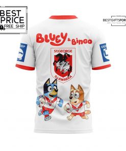 Limited Edition St. George Illawarra Dragons x Bluey and Bingo Shirt 3