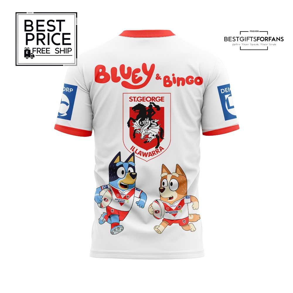 St. George Illawarra Dragons x Bluey and Bingo Limited Edition T-Shirt St. George Illawarra Dragons x Bluey and Bingo Limited Edition T-Shirt
