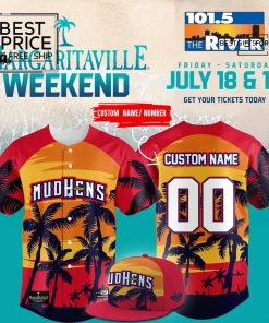 Toledo Mud Hens x Margaritaville Limited Edition Baseball Jersey