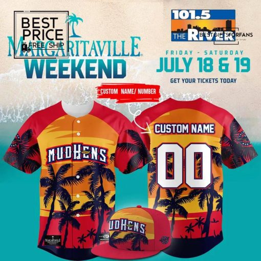 Toledo Mud Hens x Margaritaville Limited Edition Baseball Jersey
