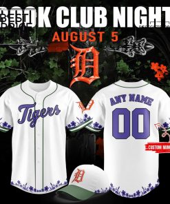 Detroit Tigers Book Club Night Limited Edition Baseball Jersey