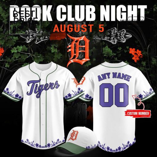Detroit Tigers Book Club Night Limited Edition Baseball Jersey