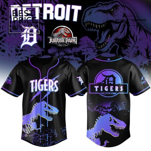 MLB x Detroit Jurassic World Limited Edition Baseball Jersey