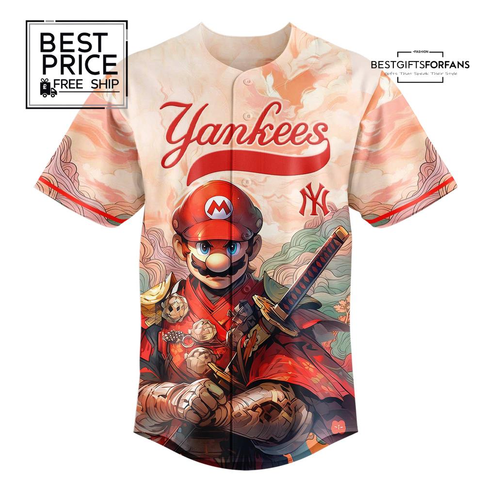 Mario x NYK Samurai Hero Limited Edition Baseball Jersey Mario x NYK Samurai Hero Limited Edition Baseball Jersey